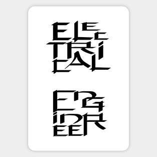 Electrical Engineer Character Sticker